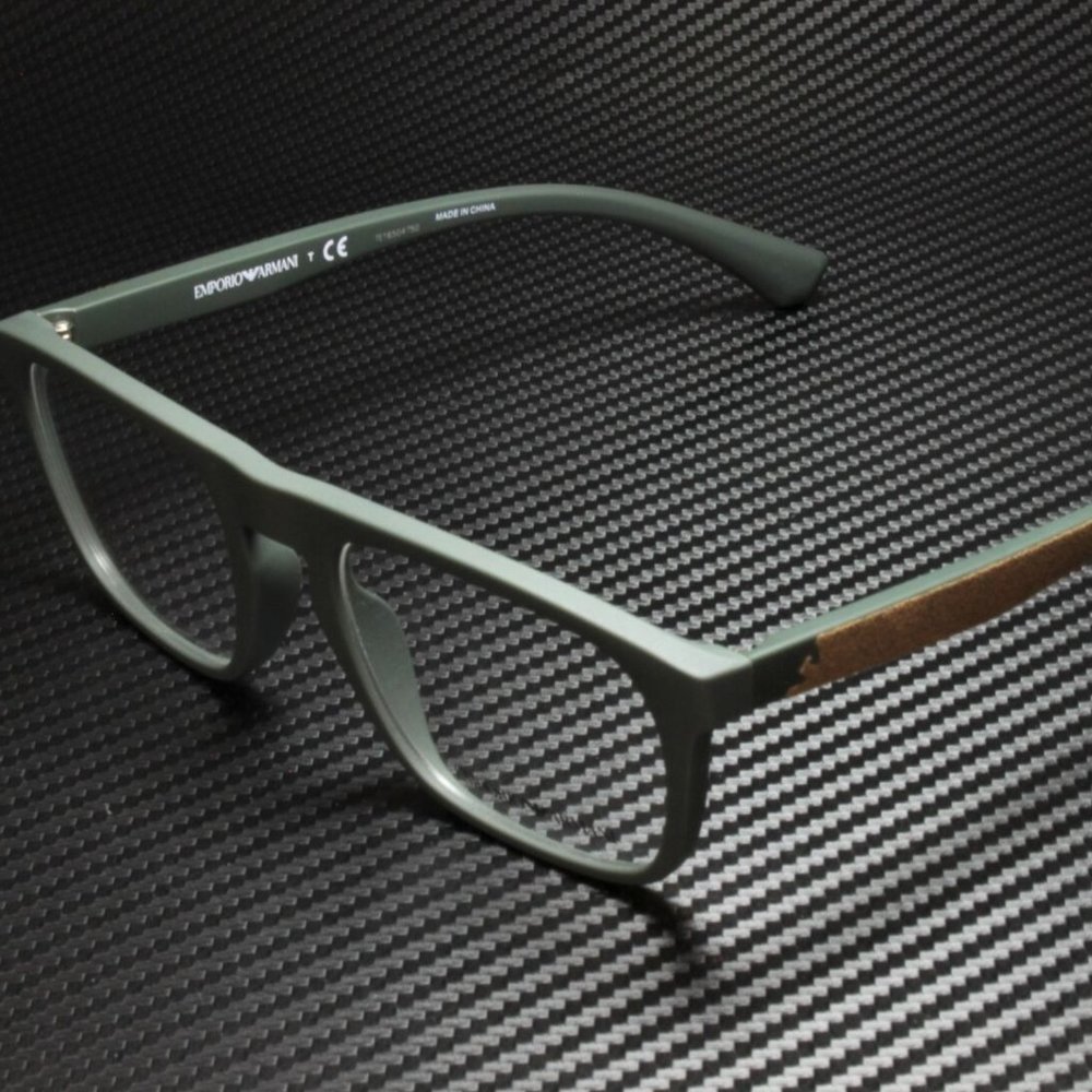 Emporio Armani Men's Matte Green Eyeglasses!